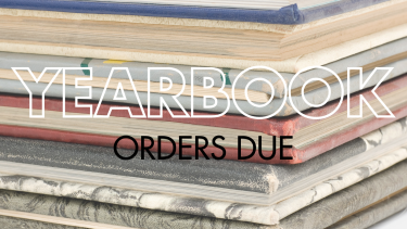 Yearbook Orders due