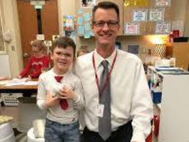 Dress up like a teacher